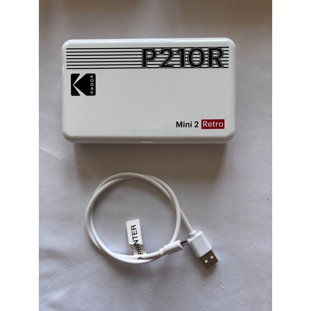 Kodak Mini 2 Retro Portable Photo Printer P210R 300+ Prints BUNDLE - Picture 5 of 9